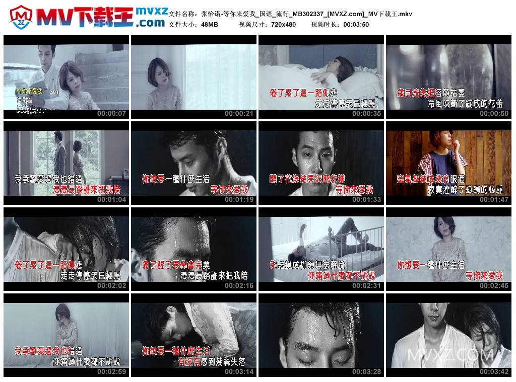 张怡诺-等你来爱我_国语_流行_MB302337